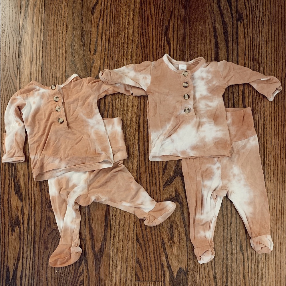 Lou Lou and company tie dye top and bottoms